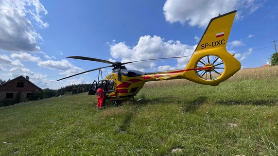 Wypadek podczas prac leśnych w Bruśniku