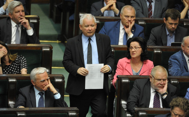 Jarosław Kaczyński w Sejmie