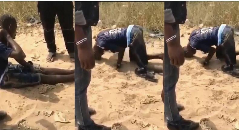 Man walks with his head minutes after abusing Tramadol on top of ‘Weed’