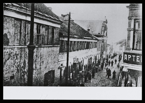 Fragment ulicy Warszawskiej w Płońsku