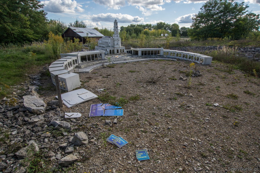 Zdewastowany Park Miniatur Sakralnych, Wrzesień 2022 r.