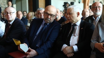 Ryszard Legutko i Jarosław Kaczyński