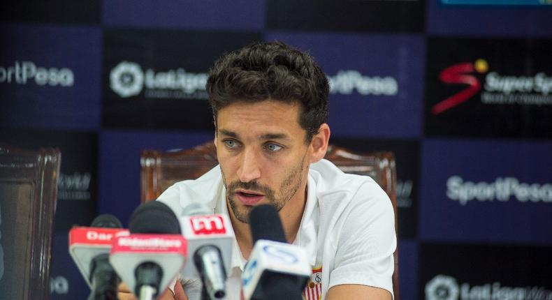 Jesus Navas spoke to Pulse Sports about his experience with African players (La Liga)