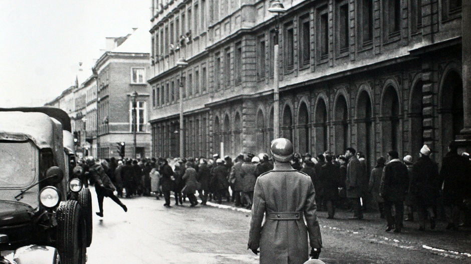 Protesty studentów w Warszawie, marzec 1968 r.