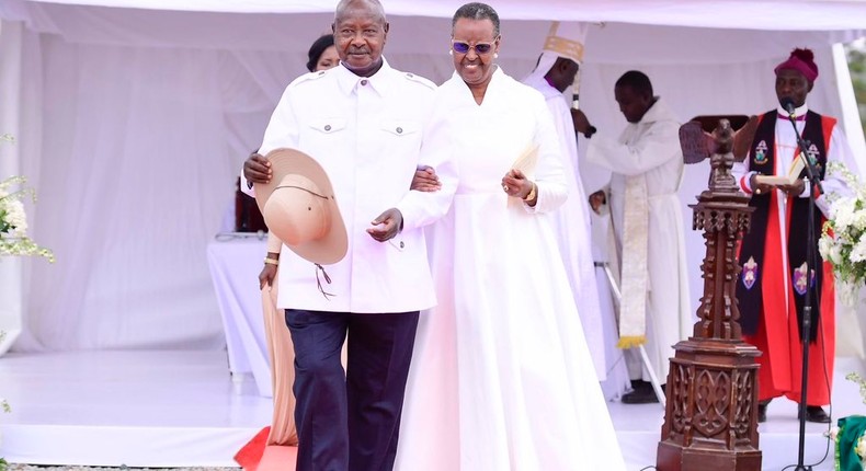 President Yoweri Museveni and Janet