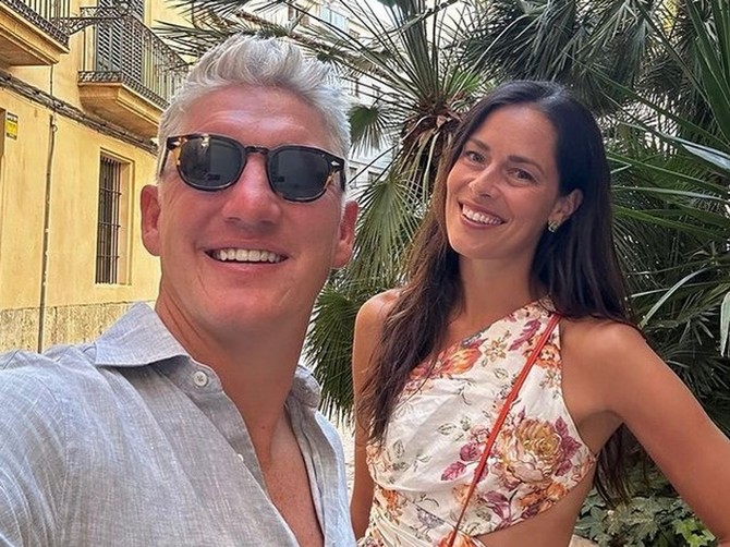 Ana Ivanović i Bastijan Švajnštajger na koncertu Džastina Timberlejka