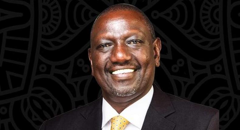 A campaign poster for Kenya Kwanza presidential candidate William Ruto
