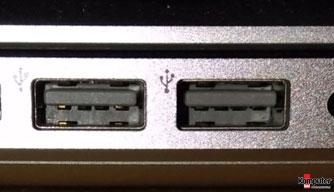 Wtyczka typu USB Standard A wraz z odpowiadającym jej gniazdkiem 