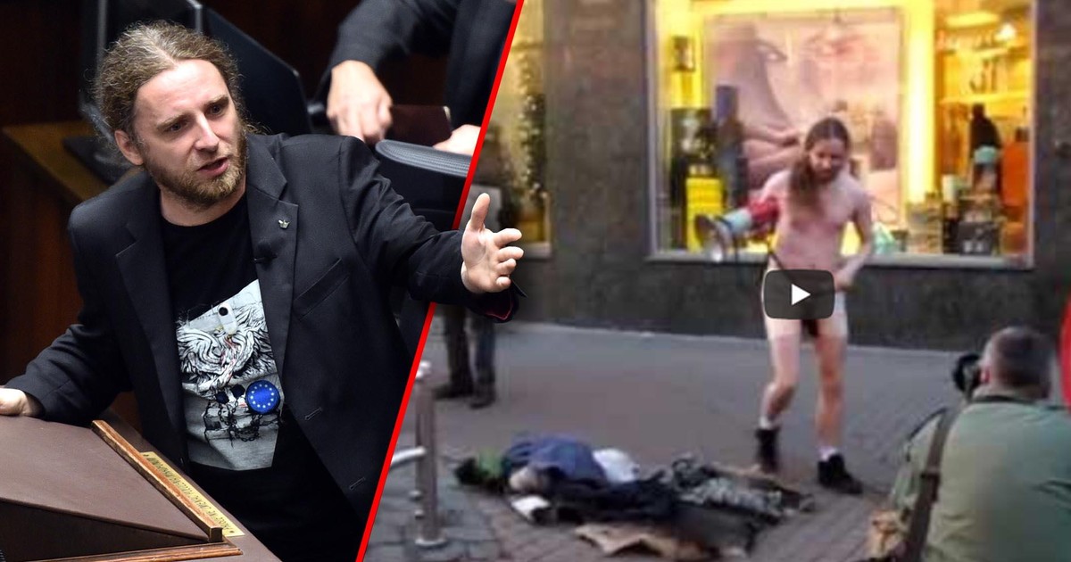Polityk łaził prawie goły po ulicy, a teraz nazywa innych wariatami! [WIDEO]