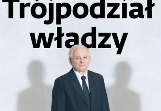 Kaczyński z dwoma cieniami na okładce roku? "Fachowo to się nazywa dyktatura"