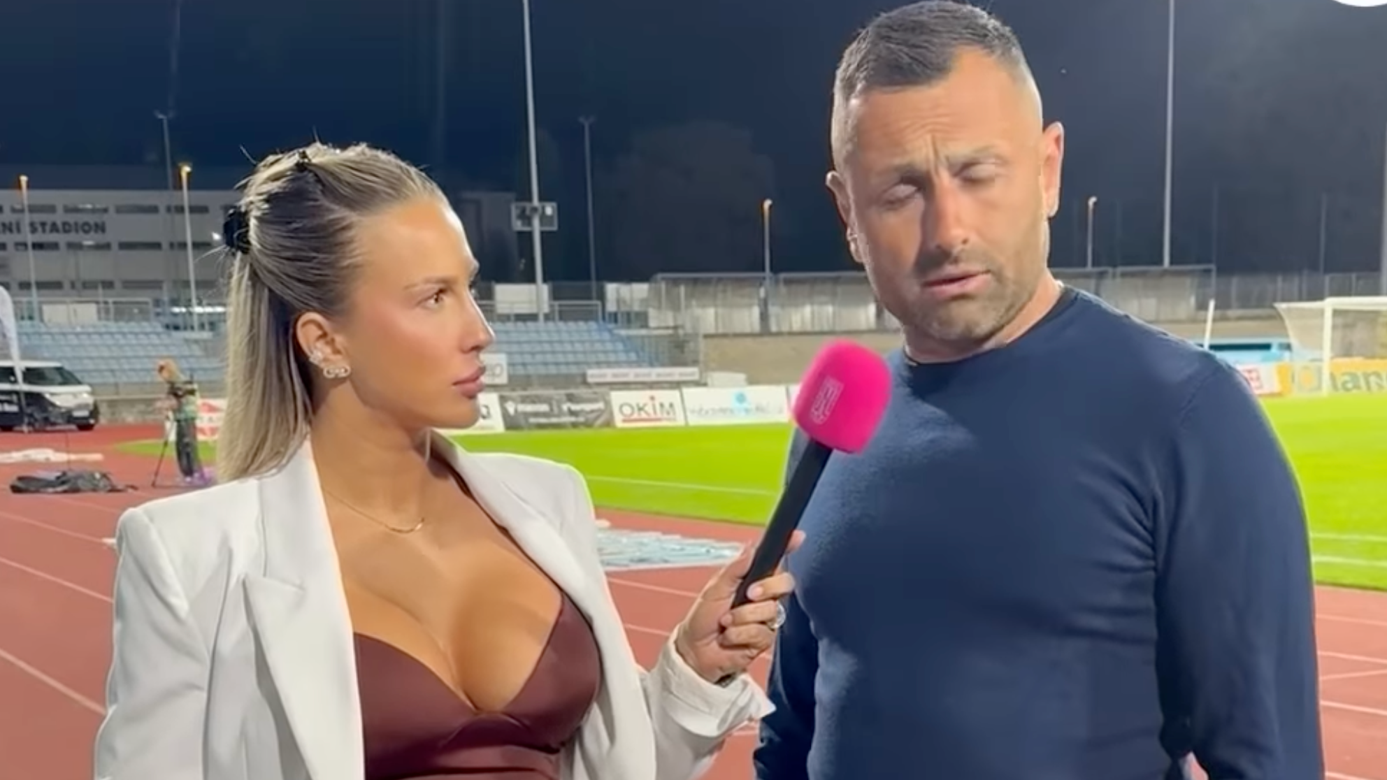 Sabina Jakšová a David Oulehla. 