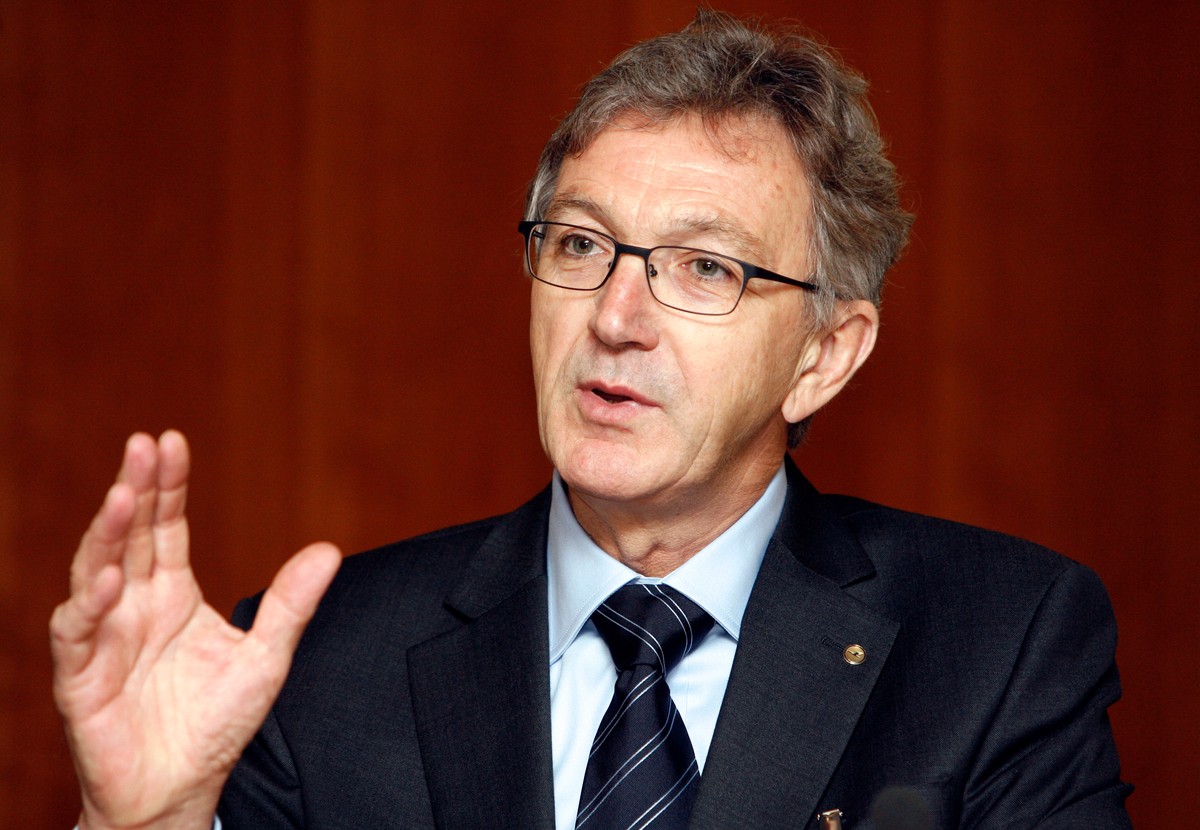 Prezes Lufthansy Wolfgang Mayrhuber Fot. Bloomberg