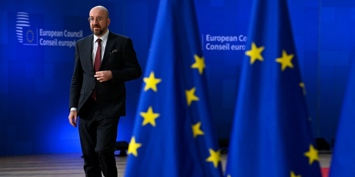 Informację ws. porozumienia po zakończeniu szczytu unijnych przywódców w Brukseli podał przewodniczący Rady Europejskiej Charles Michel.