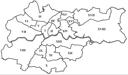 Kraków mapa dzielnic