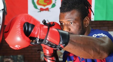BOXING: Efe Ajagba reps Barcelona ahead of clash against Stephan Shaw