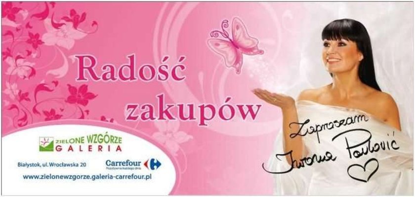 Pavlović w reklamie jak lalka Barbie