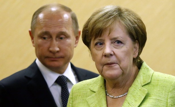 Angela Merkel i Władimir Putin