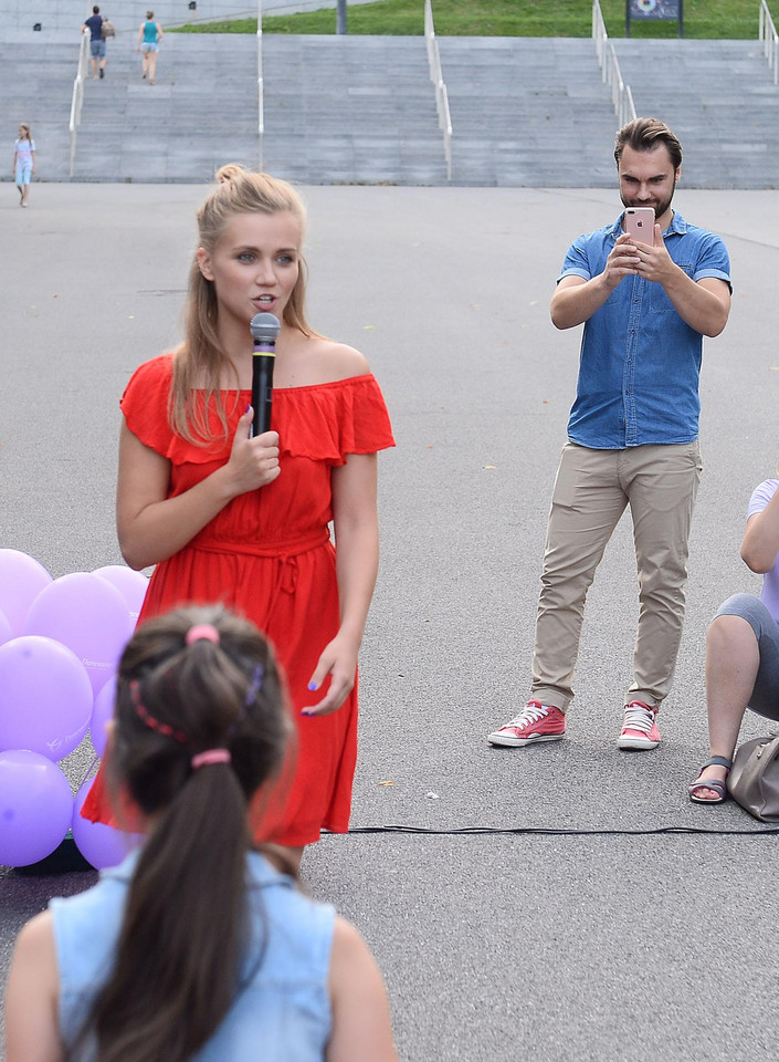 Agnieszka Kaczorowska z chłopakiem Maciejem Zadykowiczem