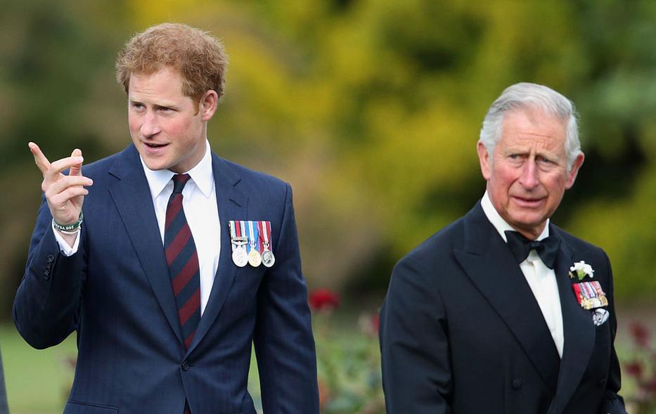 Harry herceg és Károly király / Fotó: Getty Images