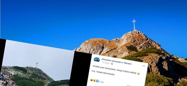 Środek tygodnia i kolejka na Giewont. "Nieziemska cierpliwość"