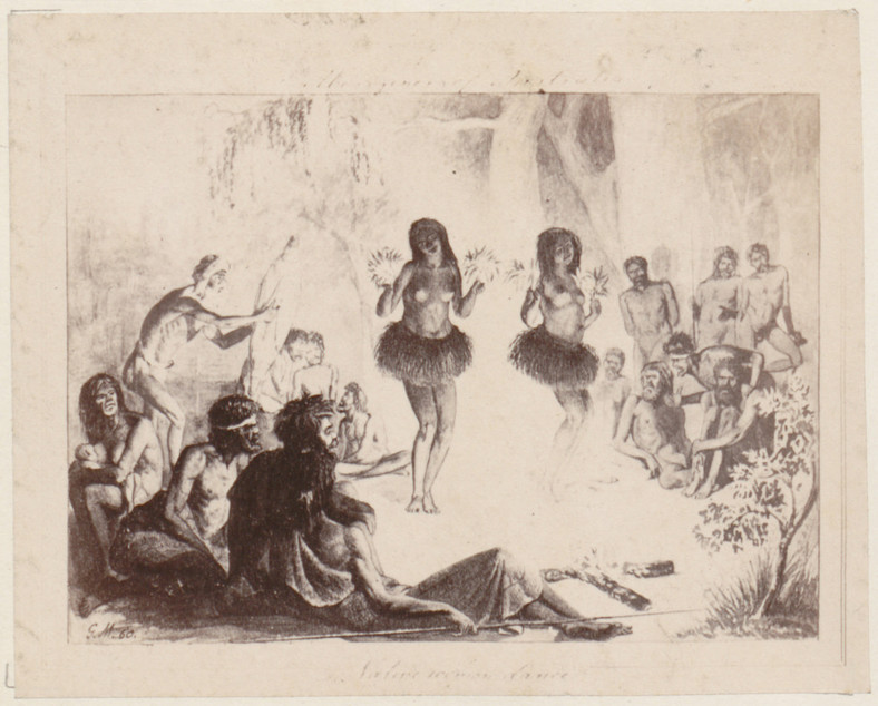 Ryciny z albumu Wilhelma von Blandowskiego "Australia w 142 ilustracjach fotograficznych"