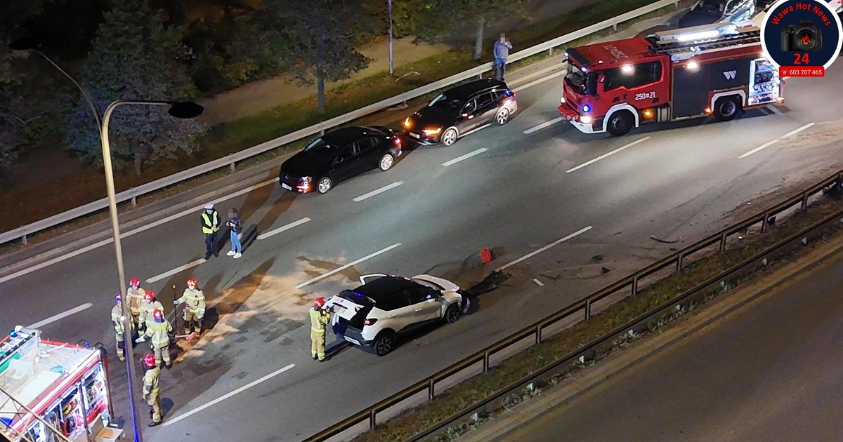 Paraliż w centrum Warszawy. Wisłostrada zablokowana. ZDJĘCIA