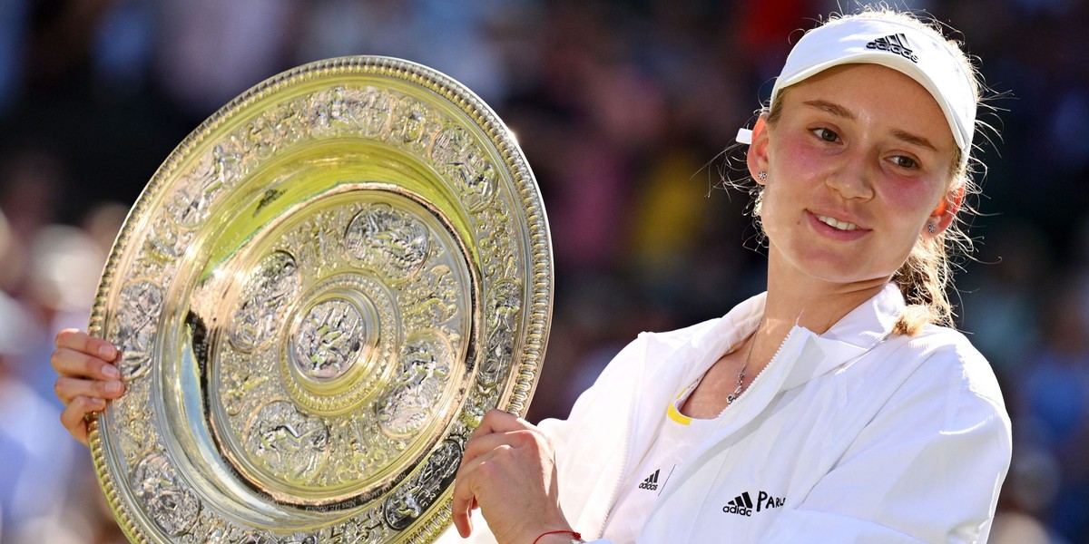 Jelena Rybakina wygrała Wimbledon. 