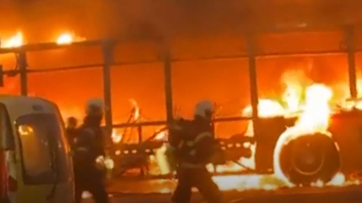 putnik se zapalio u autobusu