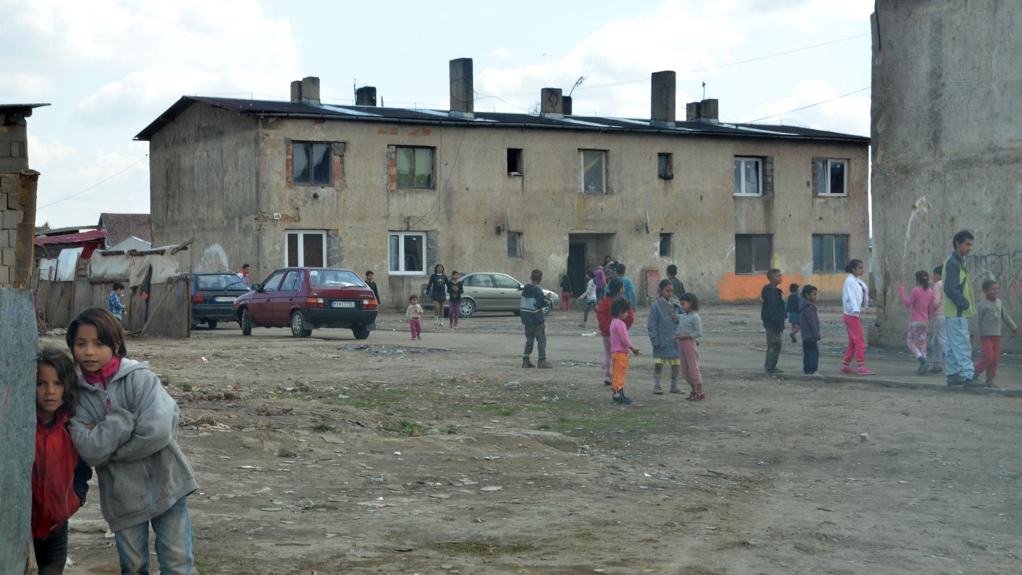 Rómska osada v obci Vrbnica