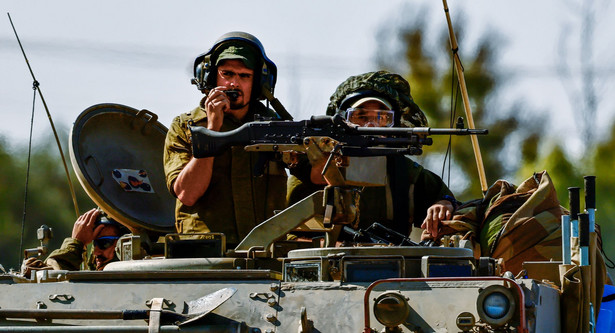 Izraelskie wojsko przy granicy z Gazą