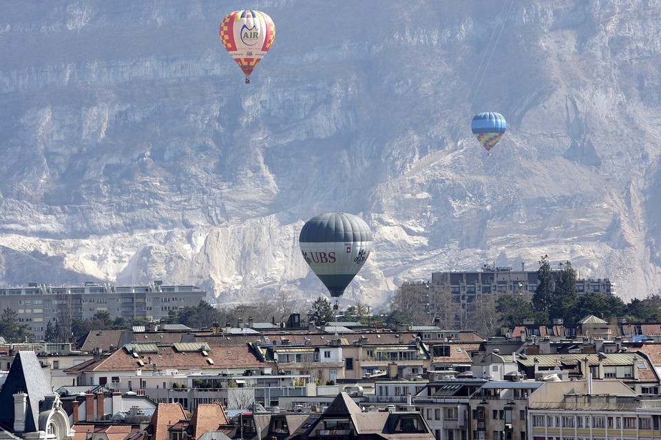 SZWAJCARIA FESTIWAL BALONÓW NA GORĄCE POWIETRZE