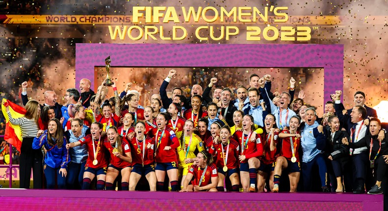 The Spanish national women's team recently won the World CupEurasia Sport Images