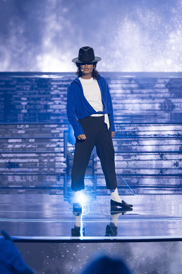 Magdalena Kumorek jako Michael Jackson w programie "Twoja twarz brzmi znajomo 19"