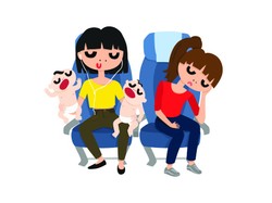 Dziecko w samolocie - co może zwiastować problemy i jak temu zapobiec?