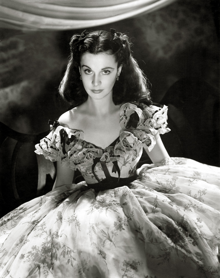 Vivien Leigh w filmie "Przeminęło z wiatrem"