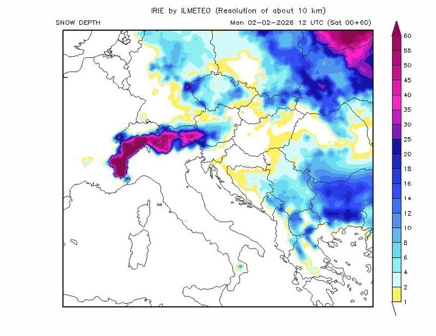 Vremenska prognoza za februar 2026
