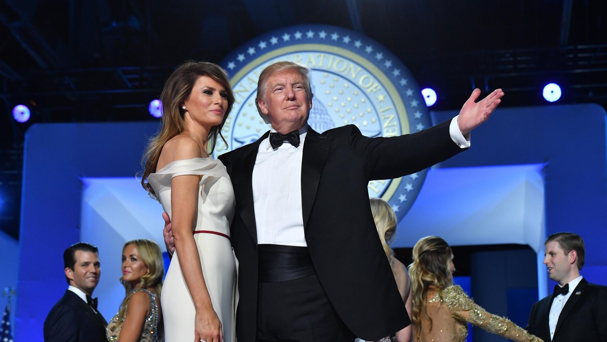 President Trump at the Freedom Ball Ball in Washington, D. C.