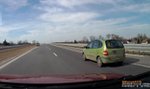 Niedzielny kierowca jechał pod prąd autostradą!