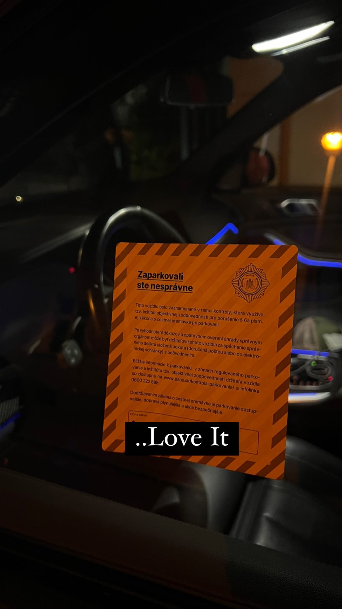Mareka Fašianga čakal po návrate k autu nepríjemný odkaz.