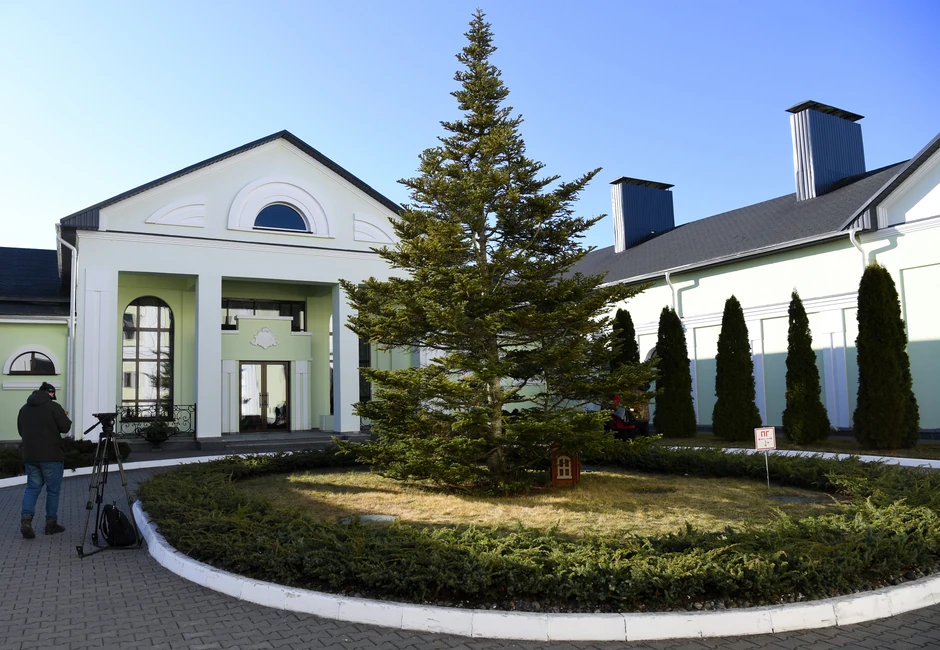 Zgrada gde se održavaju pregovori