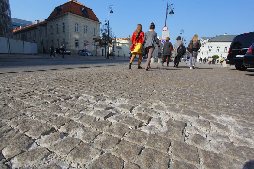 Znów remont na Krakowskim Przedmieściu