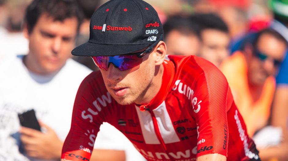 Martin Tusveld podczas wyścigu Vuelta a Espana, zdjęcie z września 2019 r.