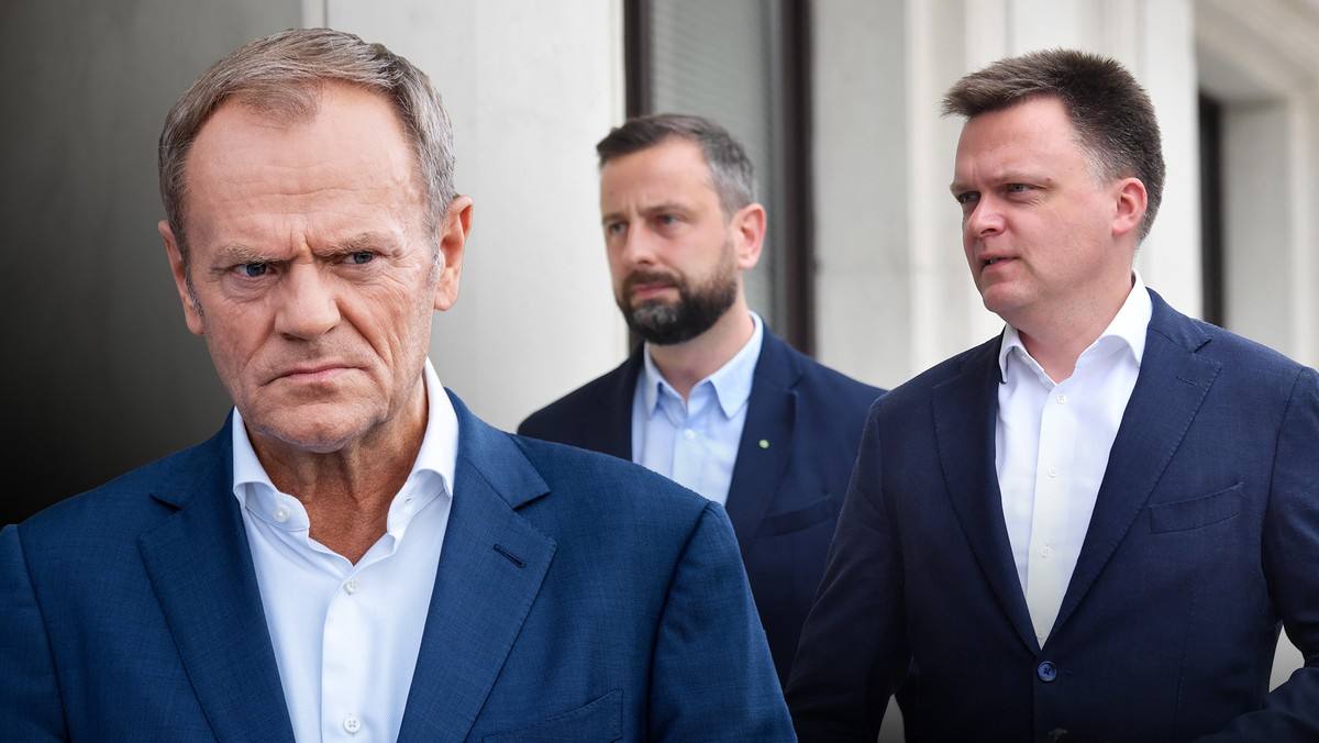 Donald Tusk, Szymon Hołownia, Władysław Kosiak-Kamysz