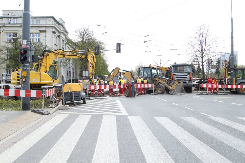 Tramwajarze zablokowali Mokotów