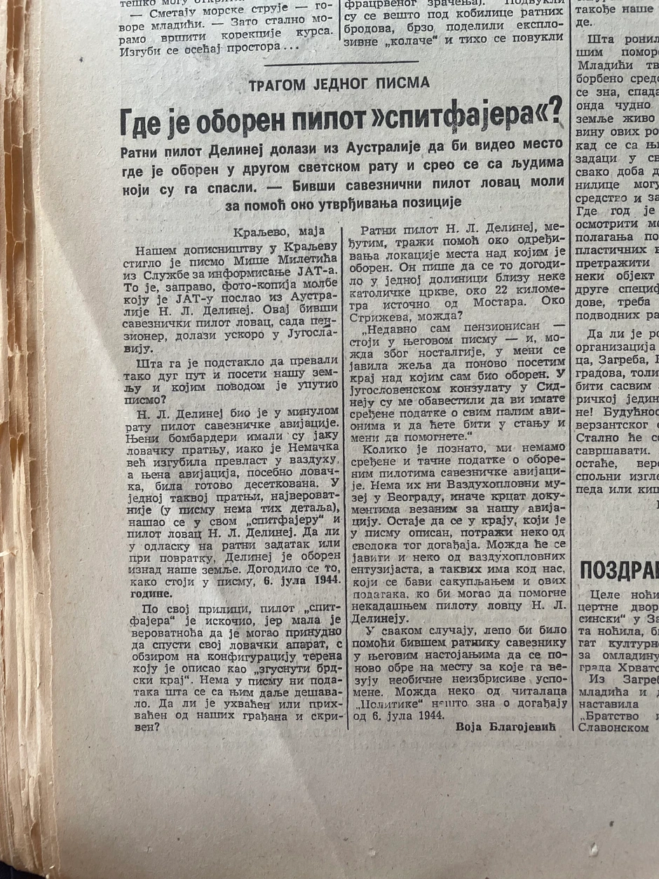 Politika 10.maj 1985