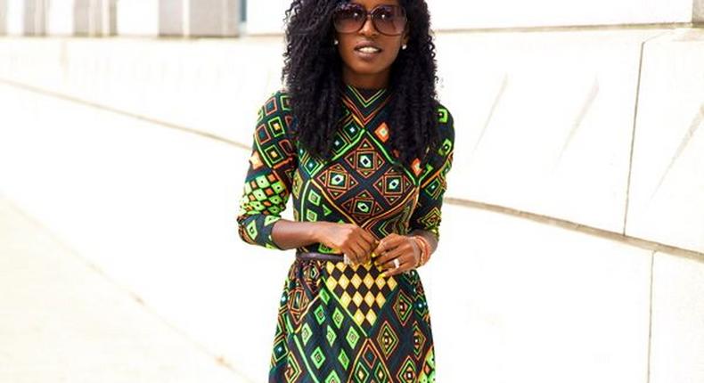 A print maxi dress like this one on Folake Huntoon is always a perfect choice