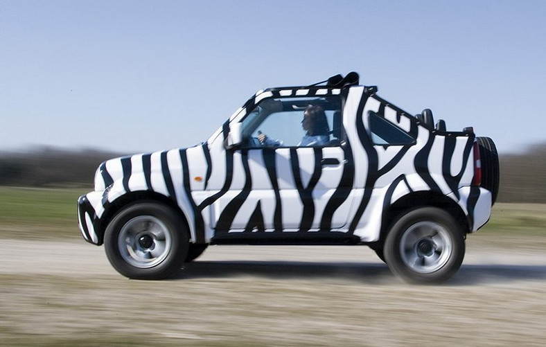 Suzuki Jimny – zebra to czy wojak