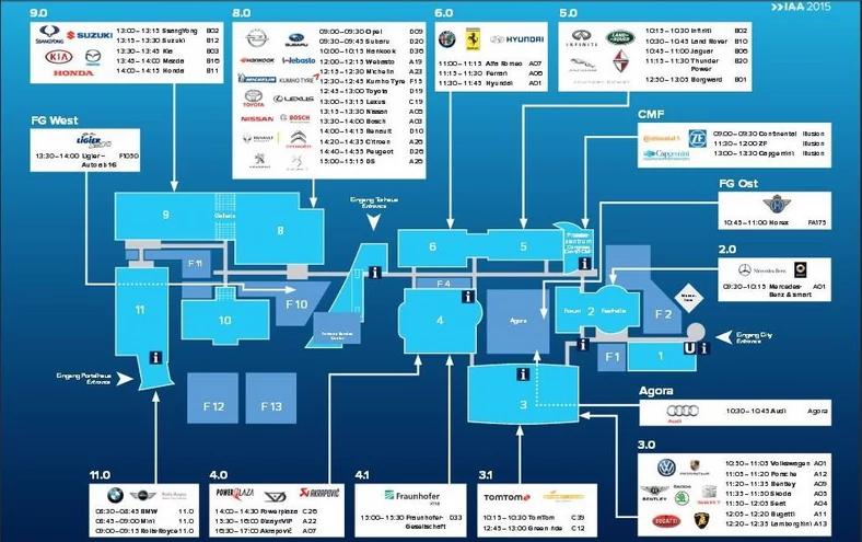 IAA Frankfurt 2015 - plan