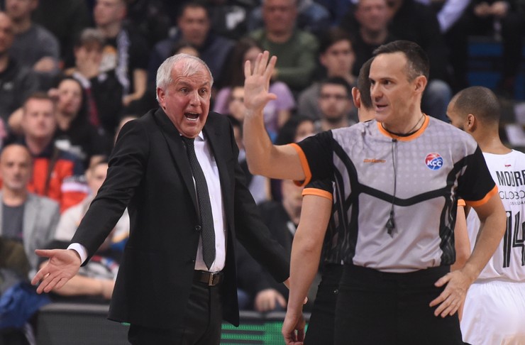 Detalj sa meča KK Partizan - FMP