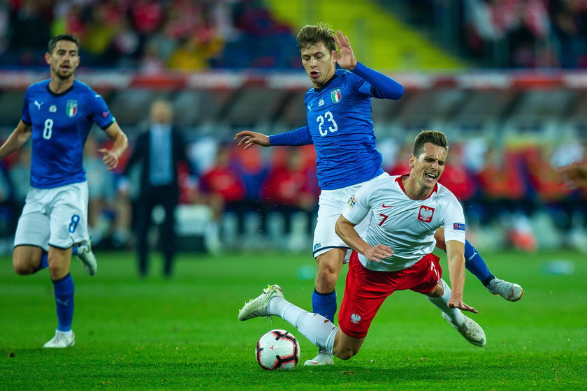 Polska - Wochy 0:1 w Lidze Narodów